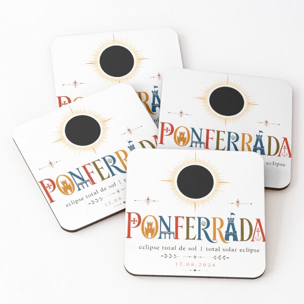 Item preview, Ponferrada Total Solar Eclipse 2026 designed and sold by Beyond Destinations.