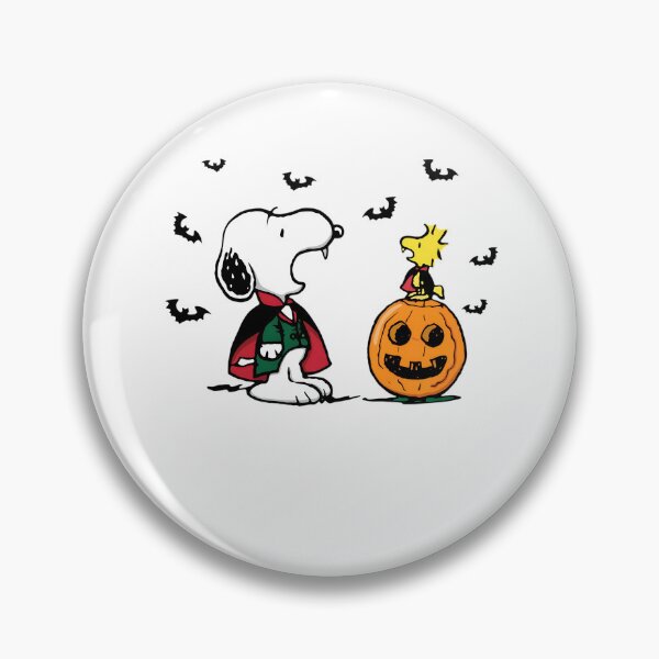 Item preview, Snoopy Halloween Vampire Fun with Woodstock and Pumpkin designed and sold by HUTEND.