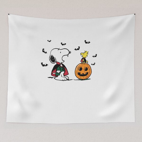 Item preview, Snoopy Halloween Vampire Fun with Woodstock and Pumpkin designed and sold by HUTEND.