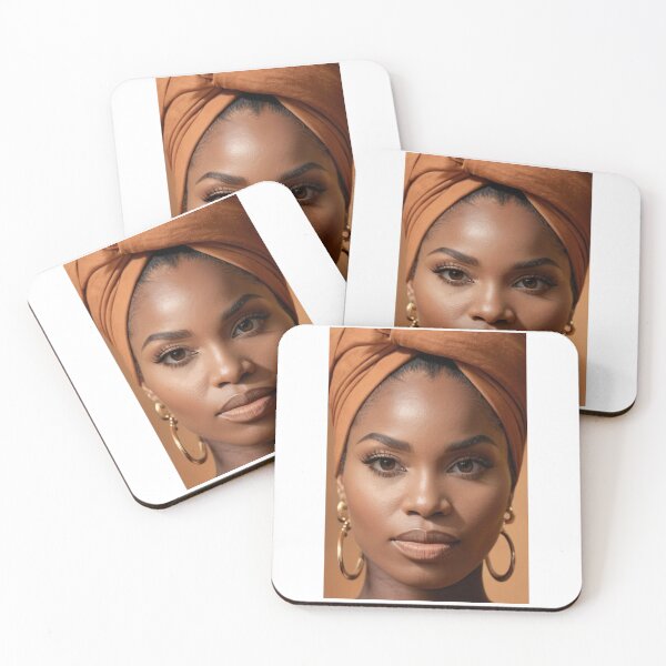 Item preview, Beauty - Black Woman with Headwrap, Afro-Bohemian Style designed and sold by Beat-It.