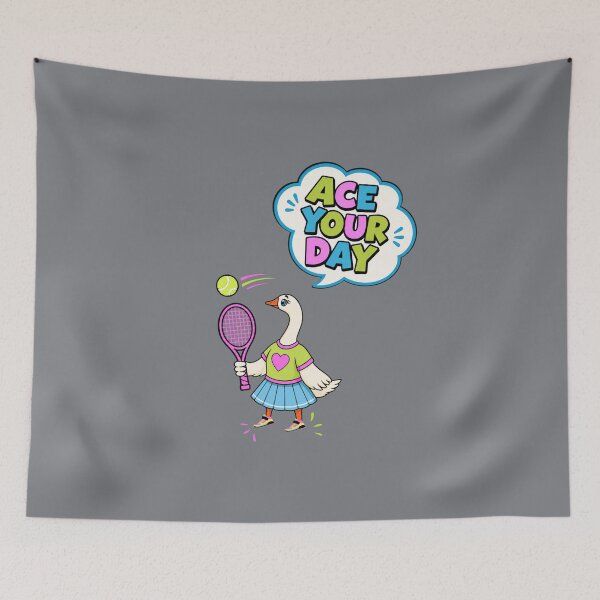 Item preview, Ace Your Day – Cute Tennis Goose designed and sold by Aimetoi.