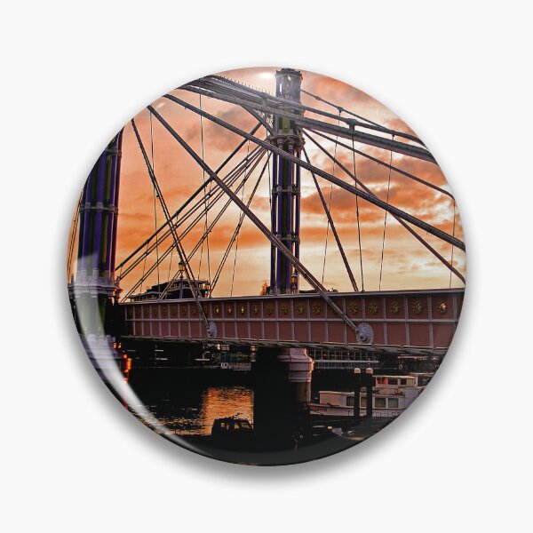 Item preview, Albert Bridge River Thames London Sunset designed and sold by AndyEvansPhotos.