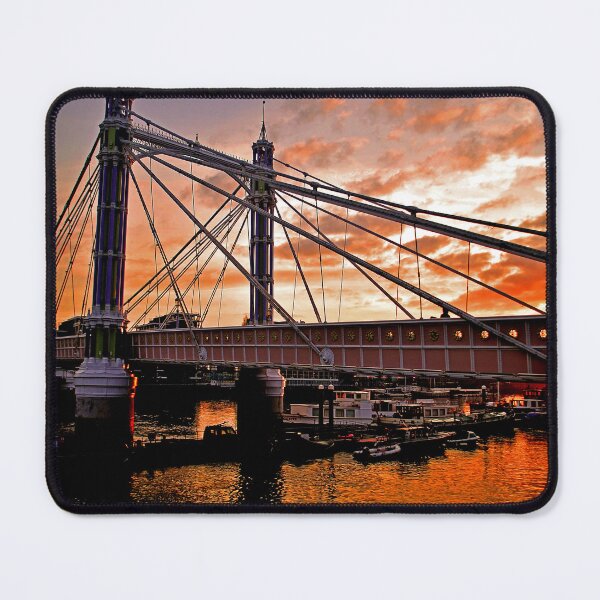 Item preview, Albert Bridge River Thames London Sunset designed and sold by AndyEvansPhotos.