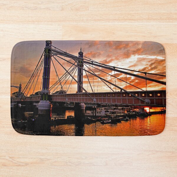 Item preview, Albert Bridge River Thames London Sunset designed and sold by AndyEvansPhotos.
