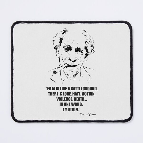 Item preview, Samuel Fuller "Film Is Like a Battleground" T-Shirt designed and sold by FULLER FACTORY.