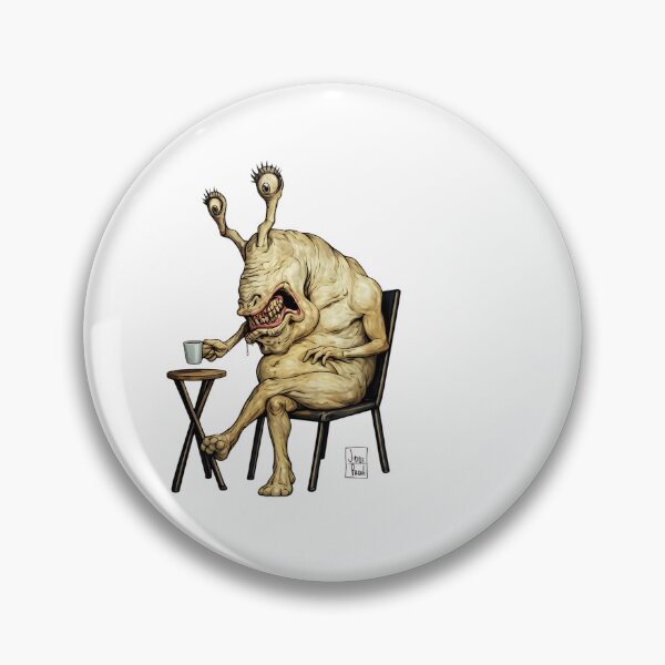 Item preview, Alien Coffee Monster - Funny Grotesque Creature Design designed and sold by HUTEND.