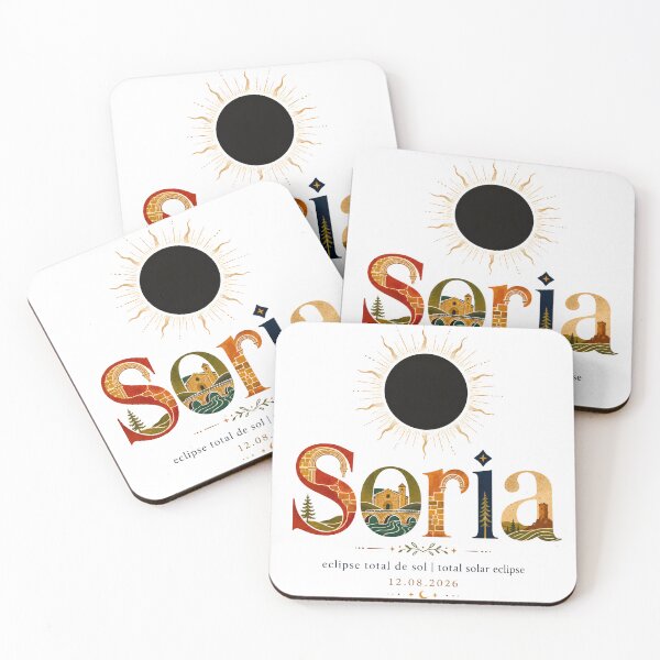 Item preview, Soria Total Solar Eclipse 2026 designed and sold by Beyond Destinations.