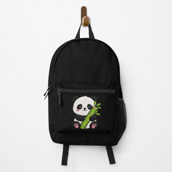 Item preview, Happy Panda Holding Bamboo designed and sold by ColorSplash123.