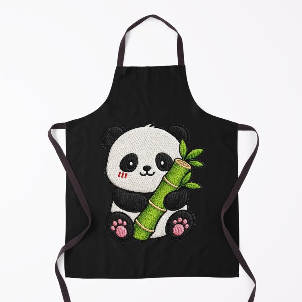 Item preview, Happy Panda Holding Bamboo designed and sold by ColorSplash123.