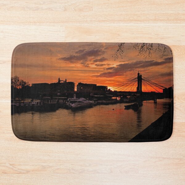 Item preview, Albert Bridge River Thames London Sunset designed and sold by AndyEvansPhotos.