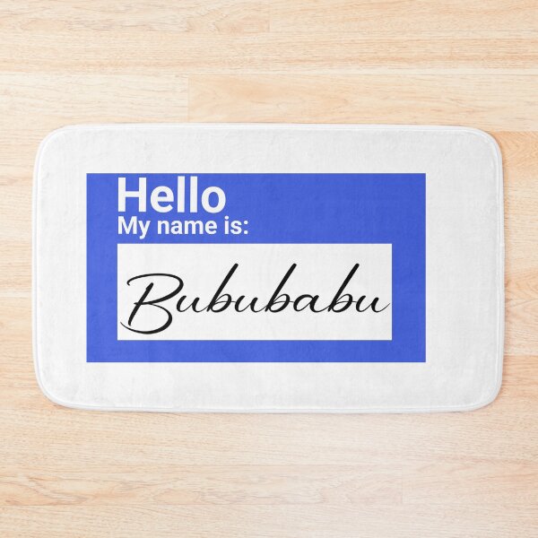 Item preview, My name is Bububabu designed and sold by CATLOVER129.