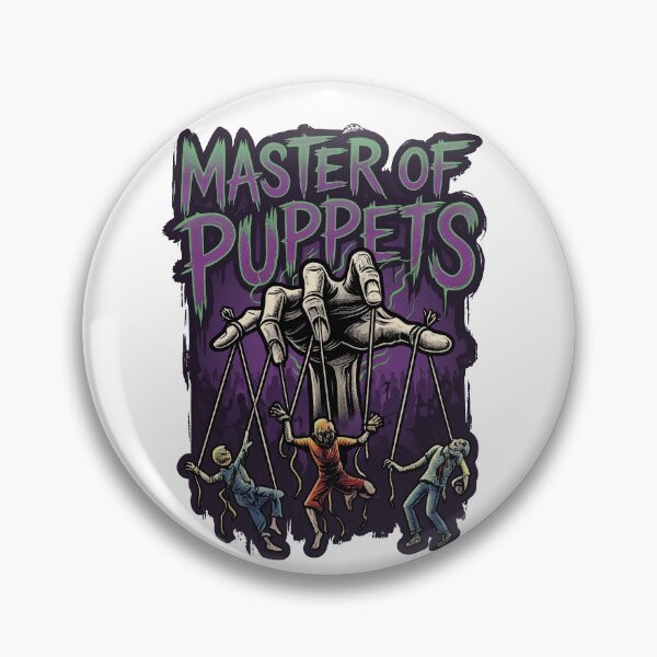 Item preview, Master of Puppets Heavy Metal Horror Art designed and sold by CurioStick.