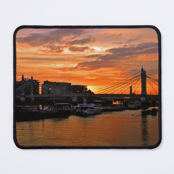 Item preview, Albert Bridge River Thames London Sunset designed and sold by AndyEvansPhotos.