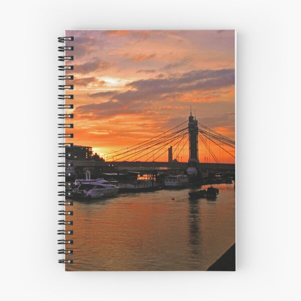 Item preview, Albert Bridge River Thames London Sunset designed and sold by AndyEvansPhotos.