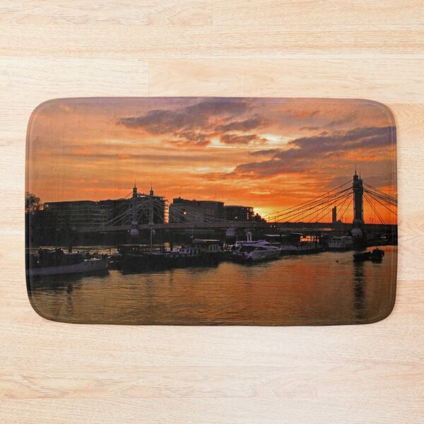 Item preview, Albert Bridge River Thames London Sunset designed and sold by AndyEvansPhotos.