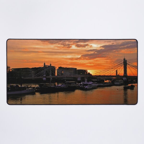 Item preview, Albert Bridge River Thames London Sunset designed and sold by AndyEvansPhotos.