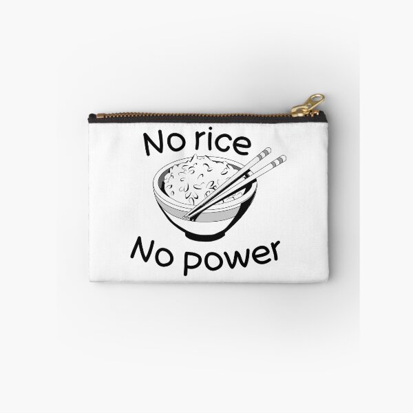 Item preview, No rice No power (Black and white) designed and sold by HungarianSailor.