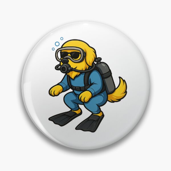 Item preview, Scuba Diver Napkin designed and sold by NapkinStuff.