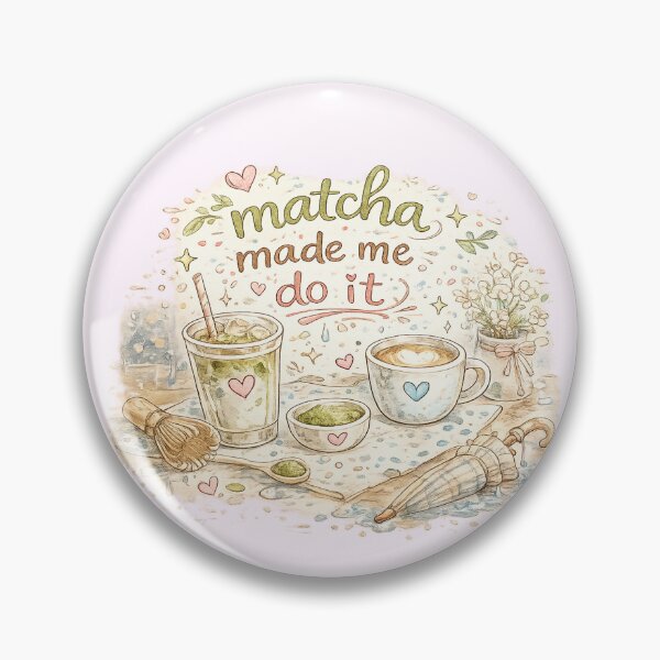 Item preview, Matcha Made Me Do It | Cute Matcha Lover Coffee Shop Aesthetic designed and sold by My Gluten Free Life UK.