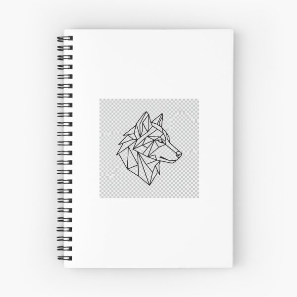 Item preview, Geometric Wolf Minimalist Line Art - Aesthetic Nature Wild Animal Design designed and sold by Ghazali Designs .