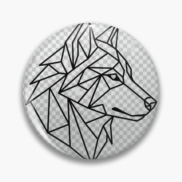 Item preview, Geometric Wolf Minimalist Line Art - Aesthetic Nature Wild Animal Design designed and sold by Ghazali Designs .