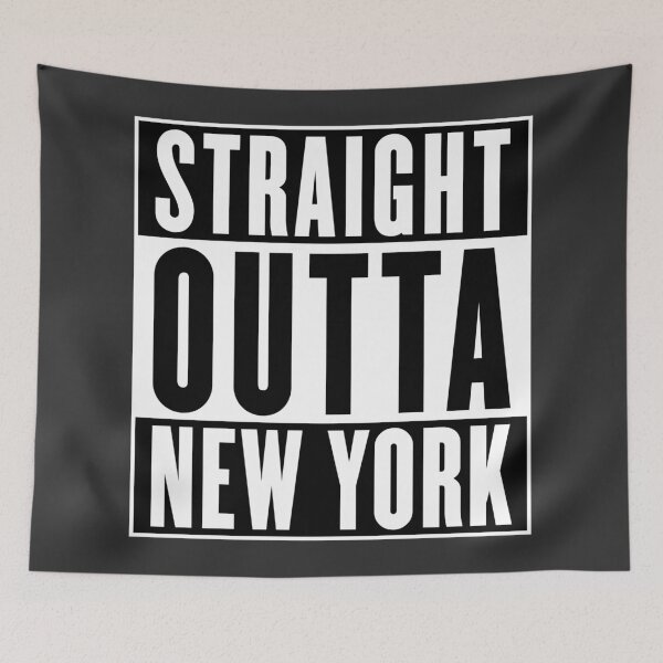 Item preview, Straight outta New York (2 Colors) designed and sold by hard2wear.
