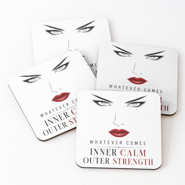 Item preview, Inner Calm Outer Strength – Stoic Woman designed and sold by PixelBlob.
