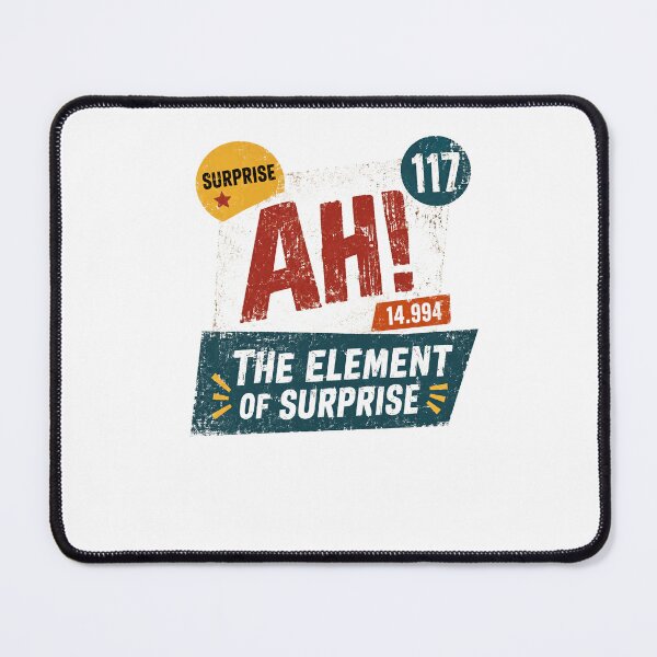 Item preview, AH! The Element Of Surprise Chemistry Humor Science Geek Teacher designed and sold by RetroMini2026.