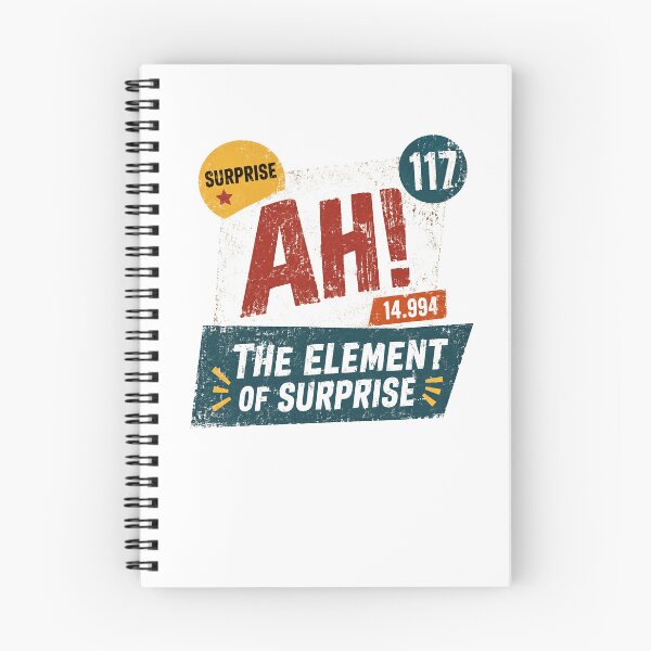 Item preview, AH! The Element Of Surprise Chemistry Humor Science Geek Teacher designed and sold by RetroMini2026.