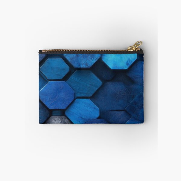 Item preview, Blue Hexagon Geometric Pattern Artwork  designed and sold by NivyasArtistry.