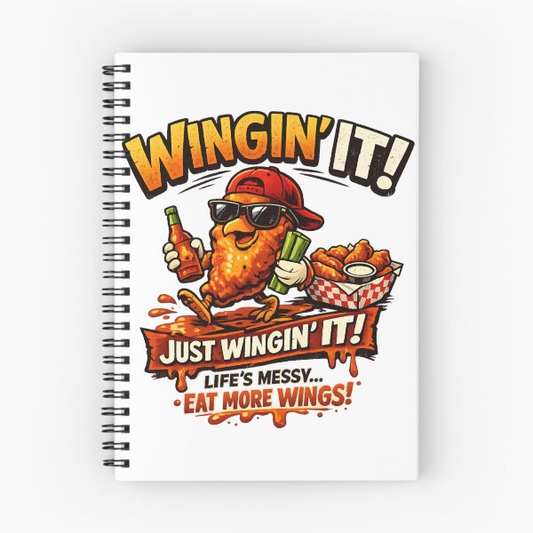 Item preview, Wingin' It Funny Chicken Wings - Food Lover designed and sold by SidTastic .