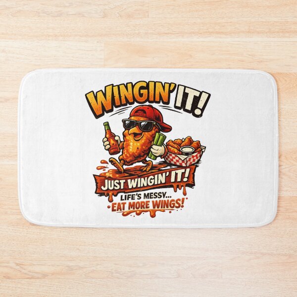 Item preview, Wingin' It Funny Chicken Wings - Food Lover designed and sold by SidTastic .