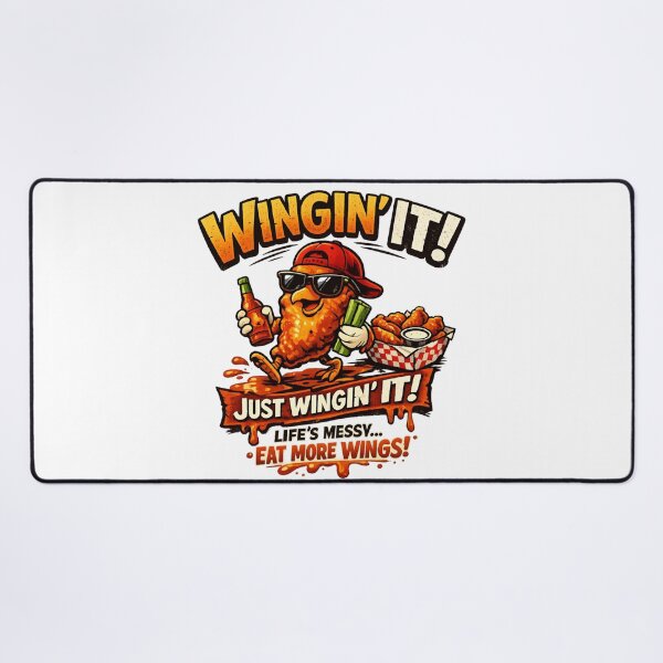 Item preview, Wingin' It Funny Chicken Wings - Food Lover designed and sold by SidTastic .