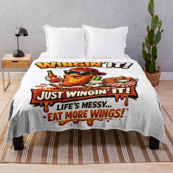 Item preview, Wingin' It Funny Chicken Wings - Food Lover designed and sold by SidTastic .