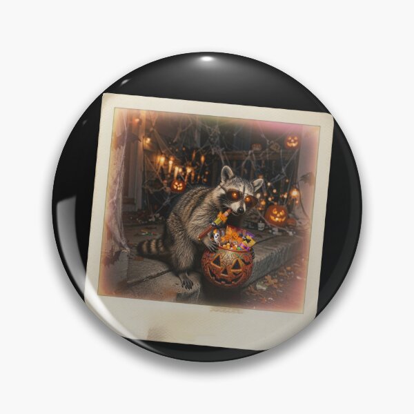 Item preview, Funny Trash Panda Halloween Raccoon Graveyard Spooky designed and sold by Cute & Sassy Custom Gifting Boutiques.