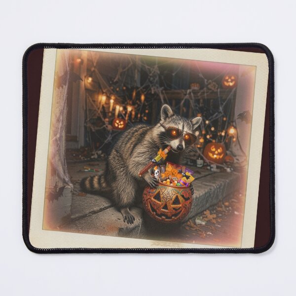 Item preview, Funny Trash Panda Halloween Raccoon Graveyard Spooky designed and sold by Cute & Sassy Custom Gifting Boutiques.