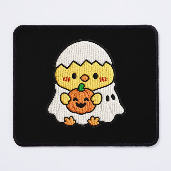 Item preview, Ghost Chick Hugging Pumpkin designed and sold by ColorSplash123.