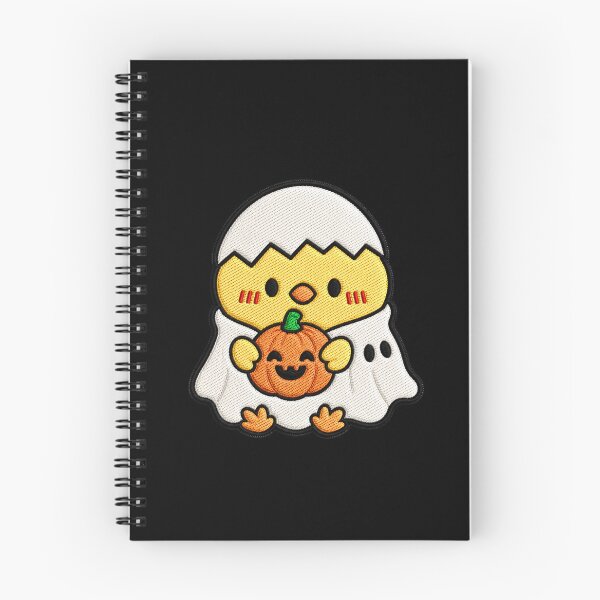Item preview, Ghost Chick Hugging Pumpkin designed and sold by ColorSplash123.