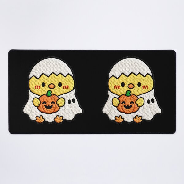 Item preview, Ghost Chick Hugging Pumpkin designed and sold by ColorSplash123.