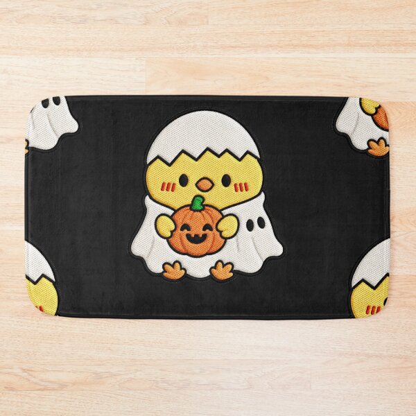 Item preview, Ghost Chick Hugging Pumpkin designed and sold by ColorSplash123.