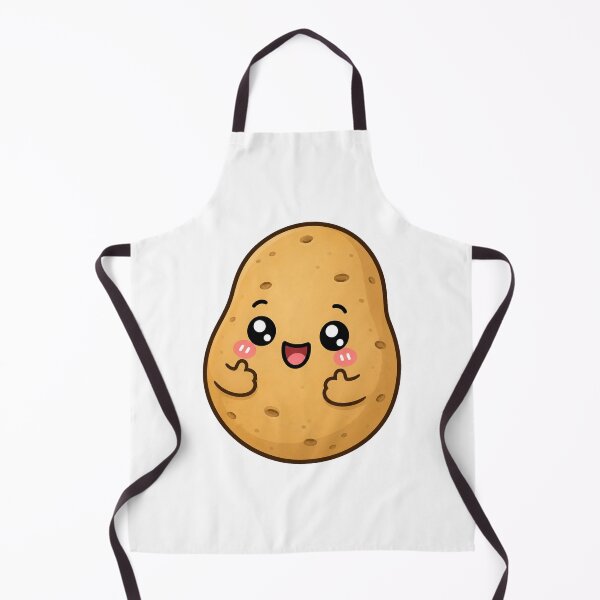 Item preview, Cute Kawaii Potato Happy Thumbs Up Food Cartoon designed and sold by Seculinator.