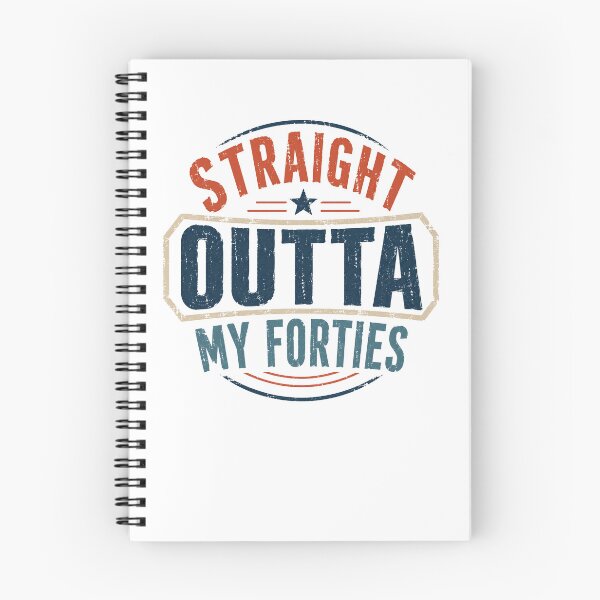 Item preview, Straight Outta My Forties Funny Turning Fifty Birthday Gift designed and sold by RetroMini2026.