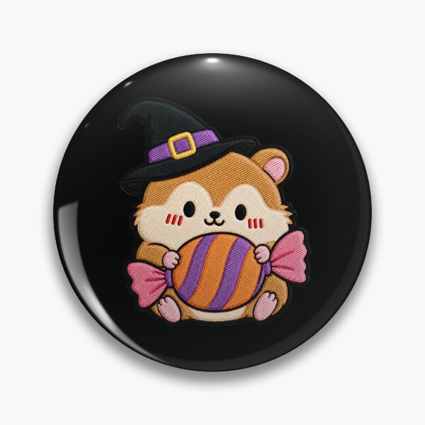 Item preview, Candy Hamster with Witch Hat designed and sold by ColorSplash123.