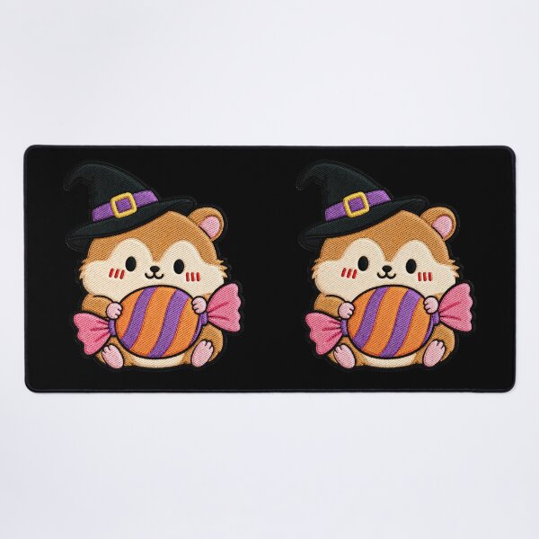 Item preview, Candy Hamster with Witch Hat designed and sold by ColorSplash123.
