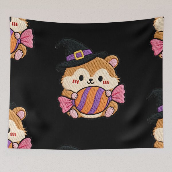 Item preview, Candy Hamster with Witch Hat designed and sold by ColorSplash123.