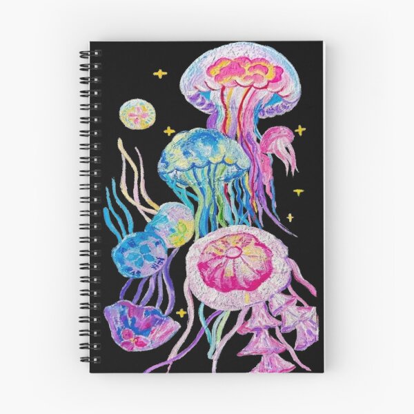 Item preview, Colorful Jellyfish Art Drawing designed and sold by OMITTEROMINOUS.