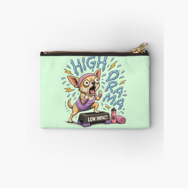 Item preview, Funny Chihuahua Step Aerobics Workout Cartoon Gift designed and sold by Gentlestate.