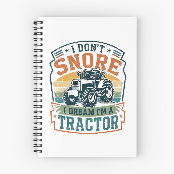 Item preview, I Don't Snore I Dream I'm A Tractor Funny Farmer Agriculture Lover designed and sold by SkeletonsDanger.