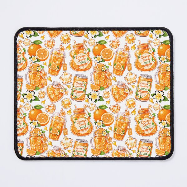 Item preview, Orange Sunny Drink Seamless designed and sold by KJackArtwork.