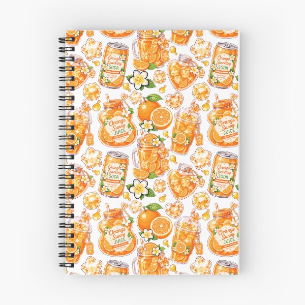 Artikelvorschau, Orange Sunny Drink Seamless entworfen und verkauft von KJackArtwork.